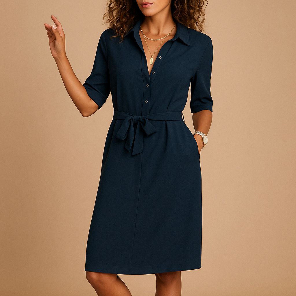 Elegant modern dress for women with flattering fit and timeless design, perfect for daily wear, office looks, or evening occasions.